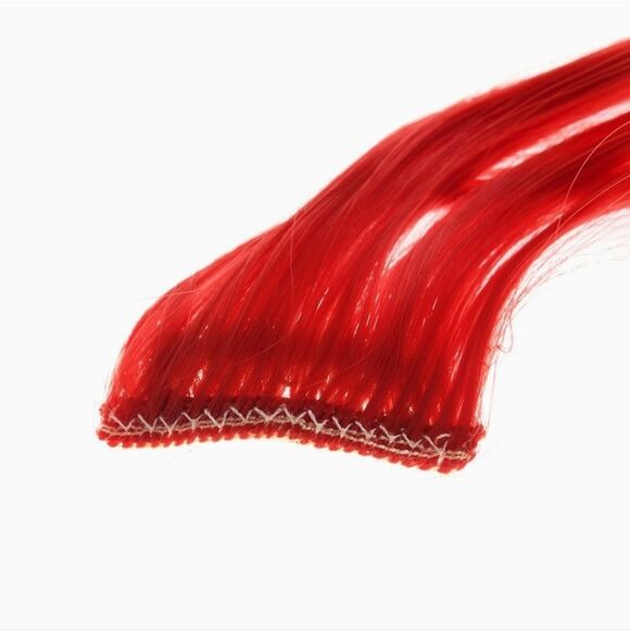 NWT 12 Pcs Curly Wavy One Color Party Highlights Clip On Hair Extensions - Picture 2 of 3